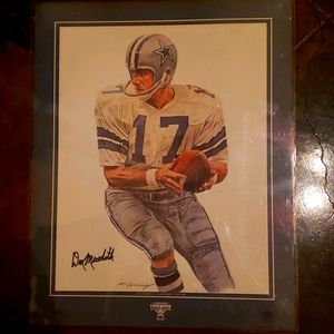 Don Meredith autographed picture.